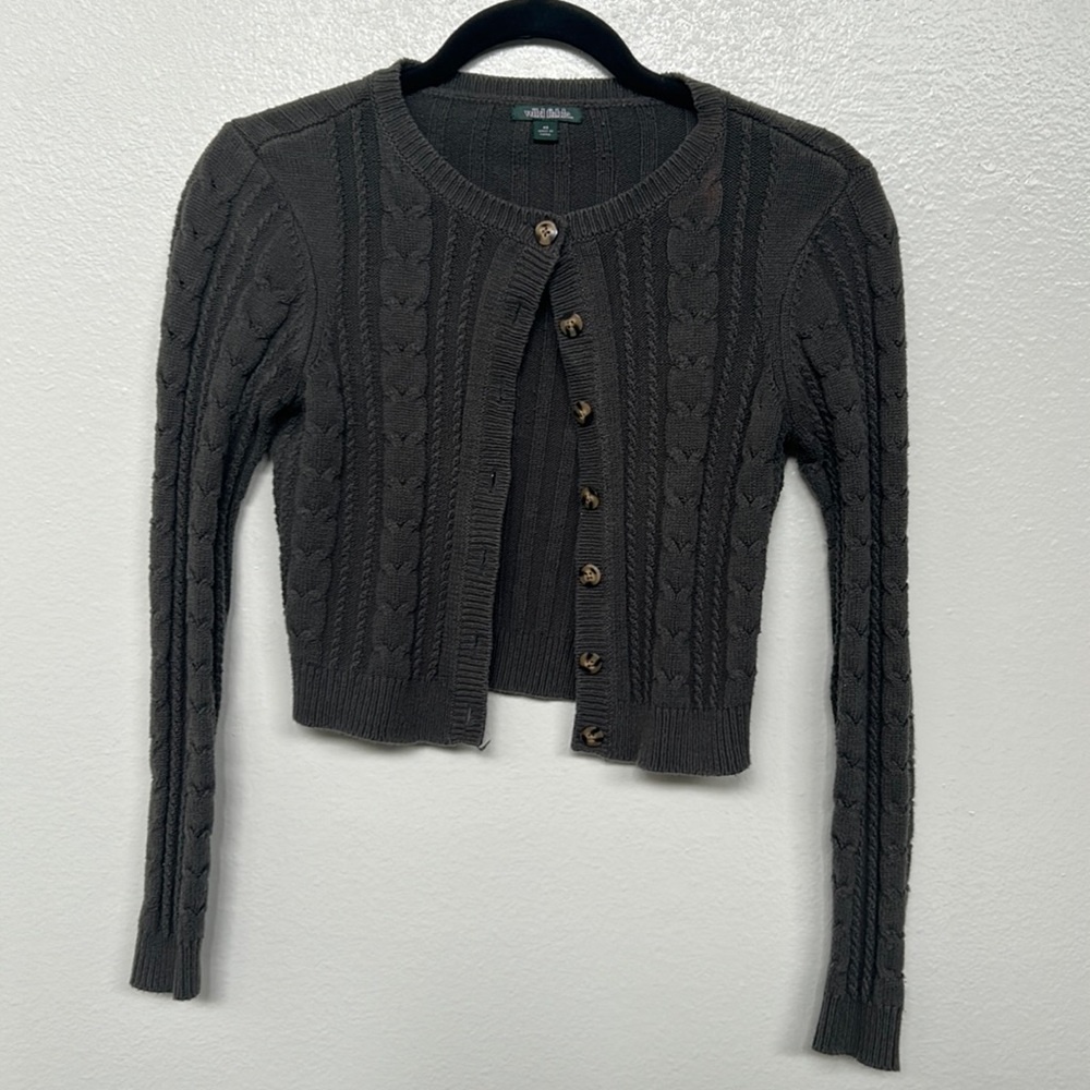 Dark grey cardigan
